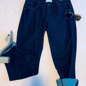 LOFT High rise boot cut jeans